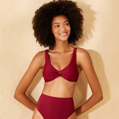 Women's Twist-Front Bralette Bikini Top - Shade & Shore™
