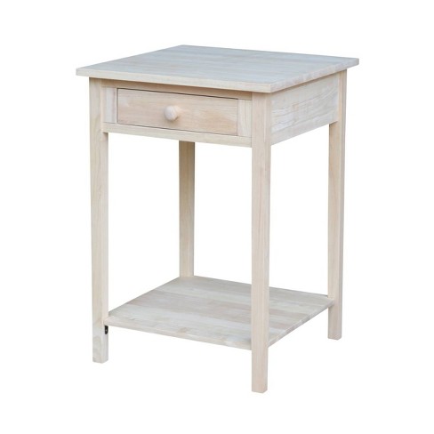 Nightstand Unfinished International, Unfinished Night Tables