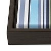 Sheila Wenzel-Ganny Lavender Mint Blue Stripes Art Canvas - Society6 - 4 of 4