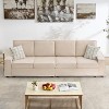 Modular Sectional Sofa, U/L-Shaped Couch w/ Removable Cover, Modern Convertible Deep Seat Sofa, Comfy Cloud Sleeper Sofa Couch for Living Room&Office - 4 of 4