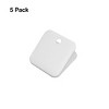 Unique Bargains Durable Material Strong Grip Easy to Hang Up & Save Space Versatile Uses Bag Clips White 5 Pcs - 2 of 4