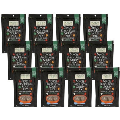 Frontier Co-Op Spicy Black Bean Soup Mix - Case of 12/7.90 oz
