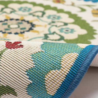 Lush Decor Suzanie Indoor/Outdoor Mat Multi : Target
