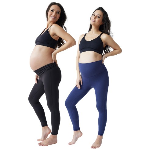 Ingrid Isabel Basics Maternity Legging With Fold Down Panel Bundle 2 Pack Target