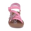 bebe Girls' Sandals - Cute and Comfy Toddler Girls' Summer Shoes, Perfect Beach Sandals for Toddlers with Charms and Flowers - 4 of 4