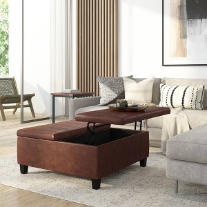 Tyler Coffee Table Storage Ottoman - Wyndenhall - 1 of 4