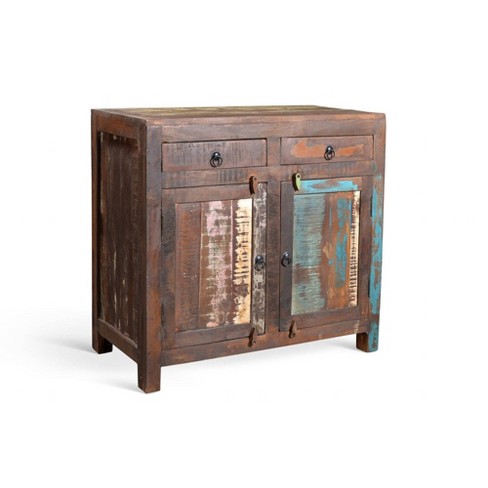 Reclaimed Wood 2-door Sideboard Cabinet - (33H x 35W x 18D )- Natural - Timbergirl - image 1 of 4