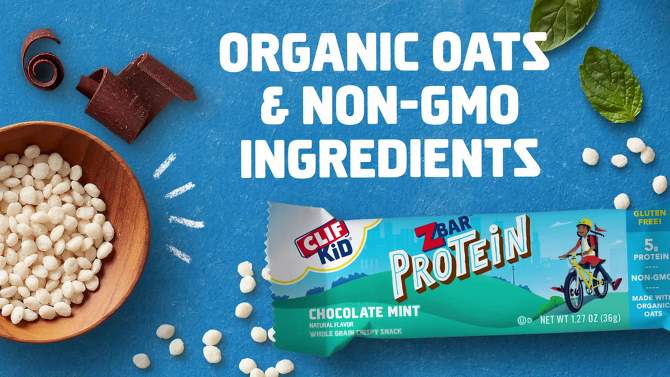 CLIF Kid ZBAR Protein Cookies &#39;N Creme Snack Bars - 12.7oz/10ct, 2 of 12, play video
