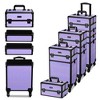 Byootique 3-Piece Makeup Train Cases Cosmetic Organizer Kit ForgetMeNo pattern - 2 of 4