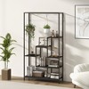 Aghana Digitals 71 Inch 6-Tier Indoor Plant Stand with 10 Hanging Hooks, Metal & Engineered Wood - 3 of 4
