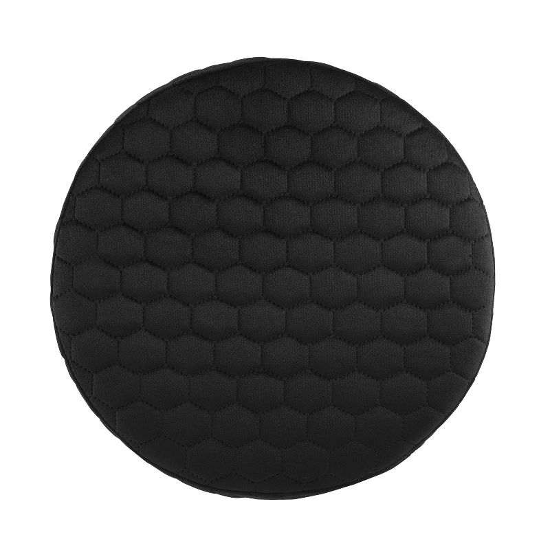 Camber Round Upholstered Ottoman - Linon, 4 of 8