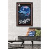 Trends International MLB Los Angeles Dodgers - Neon Helmet 23 Framed Wall Poster Prints - image 2 of 4