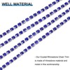 Unique Bargains DIY Bag Clothing Decoration Crystal Rhinestone Sew on Close Claw Chain Trim - 3 of 4