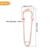 Unique Bargains Metal DIY Blankets Crafts Brooch Making Home Sewing Large Safety Pins 60 Pcs - 2 of 4