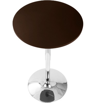 Vynxaria Adjustable Contemporary Bar Table ¨C Versatile Design for Any Occasion