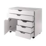 Halifax 3 Section Mobile Storage Cabinet - Winsome