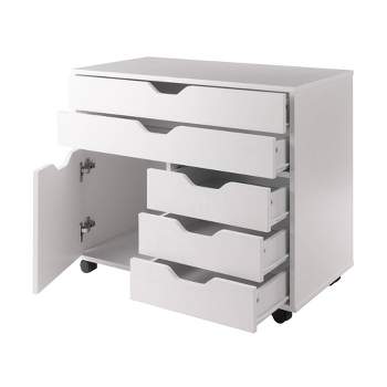 Halifax 3 Section Mobile Storage Cabinet - Winsome