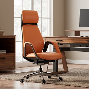 EUREKA ERGONOMIC SERENE, Napa Leather Executive Office Chair - 1 of 4