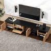 KTMBDW Modern TV Stand with Cabinets,Media Console Table for TVs, Entertainment Center for Living Room - 3 of 4
