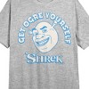Shrek Get Ogre Yourself Women's Heather Gray Short Sleeve Sleep Shirt - 2 of 2