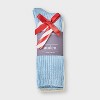 Women's Luxury Collection Cashmere Blend Fine Rib Super Soft 2pk Crew Socks - Auden™ - 2 of 3