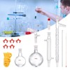 VEVOR Lab Distillation Kit, 3.3 Boro Lab Glassware Distillation Kit with 24, 40 Joint, 1000ml Essential Oil Distillation Apparatus Kit - 2 of 4
