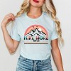 Simply Sage Market Women's Hike More Worry Less Colorful Short Sleeve Graphic Tee - 2 of 3