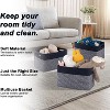 BRINJOY 4 Pack Storage Baskets for Organizing, Woven Baskets for Shelves - Perfect for Toys, Books, Towels, and Clothes - 3 of 4