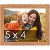PosterPalooza | Photo Size Shabby Chic Orange Frame - UV Acrylic, Foam Board Backing, Hanging Hardware - 2 of 4