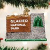 Old World Christmas 3.0 Inch Glacier National Park Montana Wildlife Lakes Tree Ornaments - 3 of 3