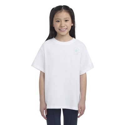Converse® Girls' Oversized Short Sleeve Graphic T-Shirt - White