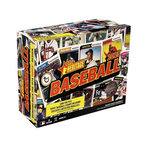 2023 Topps Mlb Heritage Baseball Trading Card Giant Box : Target