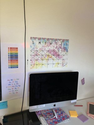 Tie Dye Dry Erase Calendar Peel And Stick Giant Wall Decal - Roommates :  Target