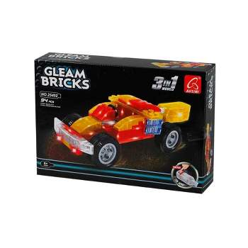 Zummy Gleam Bricks 94 Pieces 3 in 1 Race Car Toy