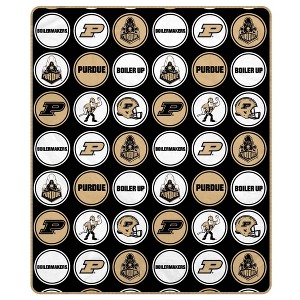 NCAA Purdue Boilermakers 50"x60" Holiday Blanket - 1 of 1