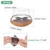 Unique Bargains Silicone Square Chair Leg Caps Floor Protectors 16 Pcs - 2 of 4