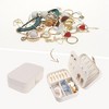 Unique Bargains Travel Small Portable PU Leather Storage Display Holder Jewelry Box for Women's Girls' Gifts - 2 of 4