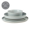 Gibson Elite Overbrook 16-Piece Stoneware Reactive Stackable Dinnerware Set w/ Pasta Bowl, Service for 4 - 4 of 4