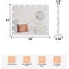 Vanity Mirror with Lights - Bulbs, 3 Color Modes,   Mirror for Tabletop Makeup Application - 3 of 4