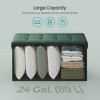 30" Storage Ottoman Bench, Ottoman with Storage, Ottoman Bench, Hold up to 660lb for Living Room - 4 of 4