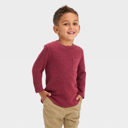 Andy & Evan Toddler Holiday Yeti Long Sleeve Tee : Target