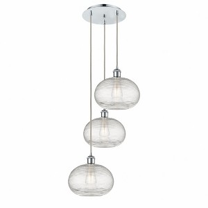 Ithaca - 3 Light Cord Hung Multi Pendant In Industrial Style-29.25 Inches Tall and 16.5 Inches Wide - 1 of 1