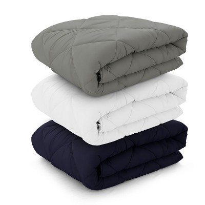 All Season Lightweight Comforter 1PC Solid Color Comforters Ultra Soft Microfiber Down Alternative Diamond Stitch Comforter - Lux Decor Collection