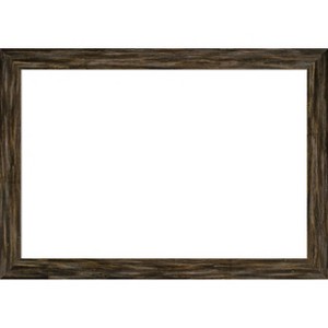 Amanti Art Fencepost Brown Narrow Framed Dry Erase Magnetic Board - 1 of 4