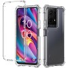 Nakedcellphone Clear Case for TCL K32 5G Phone (2025) - Hybrid - Transparent - 3 of 4
