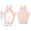 Unique Bargains Double Side Cartoon Shower Gloves for Bathroom 9.65"x7.28" 1 Pc - 4 of 4