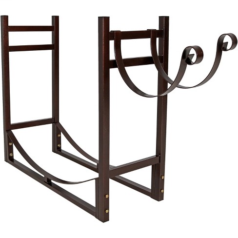 Steel best sale log rack