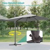 Sonkuki 10X8FT Outdoor Patio Cantilever Umbrella With Canopy, 360°Rotation Offset Umbrella - 4 of 4