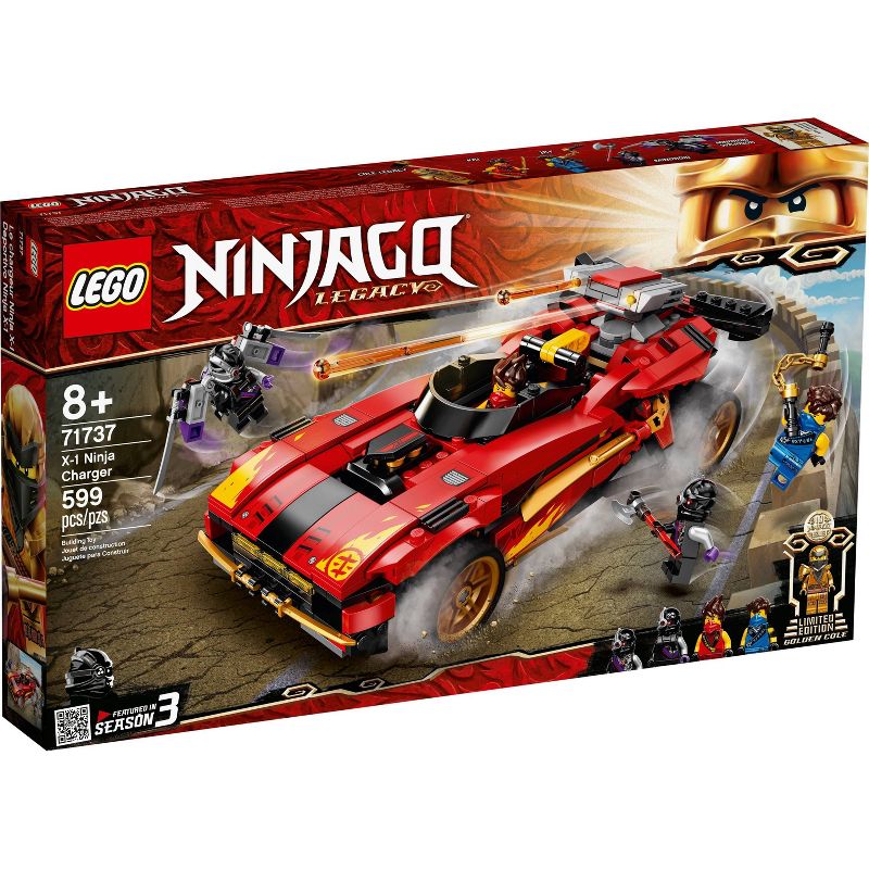 LEGO NINJAGO Legacy X-1 Ninja Charger; Set Includes Motorcycle and Collectible Minifigures 71737, 5 of 9