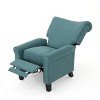 Thalia Traditional Fabric Recliner Dark Teal - Christopher Knight Home: Upholstered Polyester Chair, 90 Day Warranty - 4 of 4